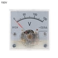 thumbnail image 2 of 91C4 DC Voltmeter Analog Panel Voltage Meter Mechanical Pointer Type 3/5/10/15/20/30/50/100/150/250V, 2 of 16