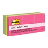 Post-it® Notes, 1 3/8 in. x 1 7/8 in., Poptimistic Collection, 12 Pads/Pack