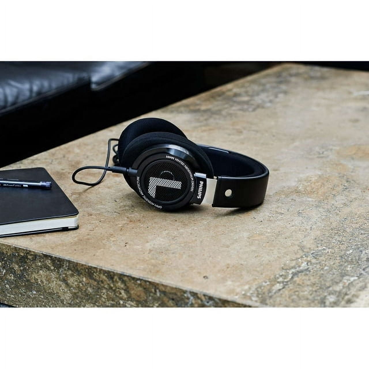 Philips Over-Ear Wired Headphones Stereo PC Headset Open Back Headphones with Cord HiFi Headphones - SHP9500