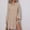Beige, variant on WJHWSX Womens Dresses,Dresses for Women,Womens Fall Dresses,Long Sleeve,V Neck,Breathable,Printed,XL(US:10)