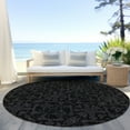 thumbnail image 6 of Addison Rugs Chantille Indoor/Outdoor Transitional Medallions Gray Washable Round Rug, 8' x 8', 6 of 6