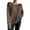 Coffee Sweaters, variant on Htigea Sweaters for Women Distressed Frayed Hem Tops Casual Crew Neck Long Sleeve Loose Fit Pullover Sweater Gray S