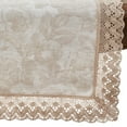 thumbnail image 3 of Saro Lifestyle Jacquard Lace Trim Table Runner, 3 of 4