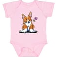thumbnail image 3 of Inktastic Flower Corgi Boys or Girls Baby Bodysuit, 3 of 5