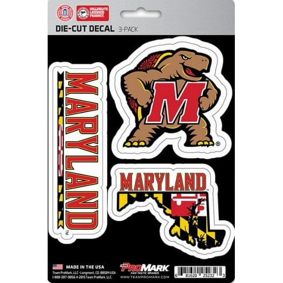Maryland Terrapins Team Decal Set