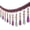 purple, variant on 3Yard Wave Trim Bead Tassels Fringe Decoration Curtain Tablecloth DIY Craft