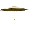 11.5' Market Umbrella With Three-Position Tilt, Beige