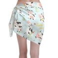 thumbnail image 2 of Bingfone Cute Cows Women's Sarong Swimsuit Cover Ups Bathing Suit Coverups Chiffon Beach Wrap Skirts, 2 of 7
