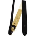 thumbnail image 6 of P Perri's Leathers Ltd., Suede Guitar Strap, Sheepskin Pad, Black, Anti-Slip, Classic, Suitable for Each Level, Extra Long, 41" to 56" Inches Compatible with All Button Lock Systems, 6 of 7