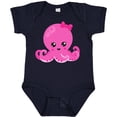 thumbnail image 3 of Inktastic Cute Octopus, Little Octopus, Baby Octopus, Hearts Girls Baby Bodysuit, 3 of 5