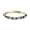 Black, variant on Light Blue Enamel Bangle, Delicate Flower Pattern for Every Day