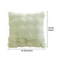 thumbnail image 3 of Outoloxit Velvet Faux Fur Decorative Pillow for Sofa and Bedroom with Comfortable Ergonomic Design - Modern Home Decor, 3 of 8