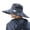 Dark Gray, variant on PARTGRE Wide Brim Solar Fan Hat with 2 Solar Fan,Sombrero Para El Sol Hombre Solar Powered Fan Hat for Outdoor Fishing Travel, 3 Speed Adjustable Fan Hat