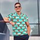thumbnail image 4 of Balery Lobsters Of Turquoise Waves Camisa Polo de Hombre con Estampado, de Manga Corta y Tejido Medio, Camisa Tipo Golf Polo-X-Large, 4 of 6