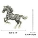 thumbnail image 3 of Adorno navideño con forma de cabeza de caballo | Divertida decoración navideña | Decoración navideña coleccionable y original para amantes de los caballos, 3 of 5
