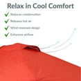thumbnail image 3 of Sunnydaze 12' x 12' Red Solid Premium Pop-Up Canopy Shade with Vent, 3 of 16