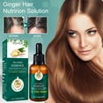 thumbnail image 2 of Xihbxyly Aceite Capilar de Jengibre, Líquido Nutritivo para El Crecimiento de Folículos Capilares, Tratamiento Suavizante y Brillante, Suaviza El Cabello Seco y Áspero, Cuidado Capilar Diario, Todo T, 2 of 7