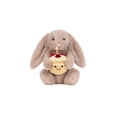 thumbnail image 2 of 8.6" Grey Stuffed Animal Plush Easter Bunny, Soft Lop Eared Rabbit Toy for Birthday Gift, Cute Long Ear Bunny Plushie, Perfect }Plush Toy Birthday Gift, 2 of 5