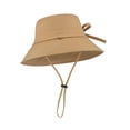 thumbnail image 4 of Sombrero de pescador de ala ancha para el sol, ideal para actividades al aire libre, viajes diarios y mochileros. Caqui, 4 of 9