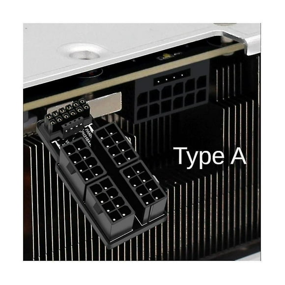 For Rtx 4090 4080 Graphics Card Atx3.0 4x8pin 12+4pin Power Adapter 180 Degree Angled Connector For