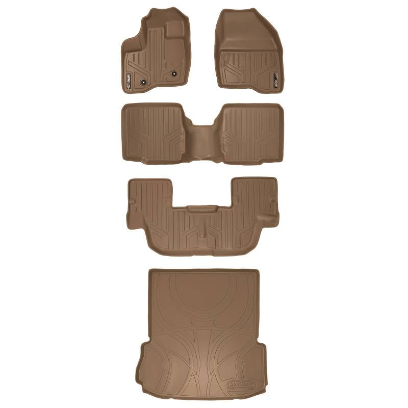 Maxliner 20112014 Ford Explorer Floor Mats 3 Row Set Maxtray Cargo