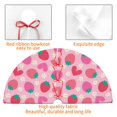 thumbnail image 4 of Yiaed Haear Strawberry Print Christmas Tree Skirt , Tree SkirtsTree Mat for Christmas Winter Holiday Indoor Decorations-48", 4 of 7