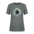 thumbnail image 4 of XCHQRTI Plus Size Daisy Women Tshirt Graphic Oversized Tees Short Sleeve Casual Tee, 4 of 9