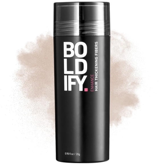 BOLDIFY Hair Fibers (28g) Fill In Fine and Thinning Hair for an Instantly Thicker & Fuller Look - Best Value & Superior Formula -14 Shades for Women & Men - Light Blonde
