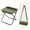 Green-L*1, variant on Mini Satchel Chair – Foldable Backpacking Stool, Lightweight Portable Camp Chair for Hiking Travel