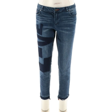 Peace Love World Washed Love Denim Jeans Fringe Hem A Peace Love World Washed Love Denim Jeans Fringe Hem A
