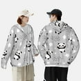 thumbnail image 6 of Easygdp Pandas Lightweight Long Sleeve Sun Shirt Sports long-Sleeved Sun Protective Clothing, Quick Drying Breathable - X-Large, 6 of 9