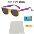 thumbnail image 1 of Nueva marca de moda, gafas de sol de Color para niños, sombrilla Anti UV para bebés, gafas de protección contra luz azul, gafas de sol para hombres y mujeres UV400, 1 of 5