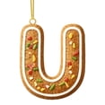 thumbnail image 1 of Adorno Navideño con 26 Letras, Colgante para Árbol de Navidad, Adornos Personalizados, Decoración Navideña, Decoración Colgante para Árbol de Navidad., 1 of 1
