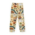 thumbnail image 5 of Haiem 70s Hippie Style Men's Pajama Pants Ultra Lightweight Pjs Bottoms Sleepwear Bottom Pants with Pocket Drawstring-Small, 5 of 9