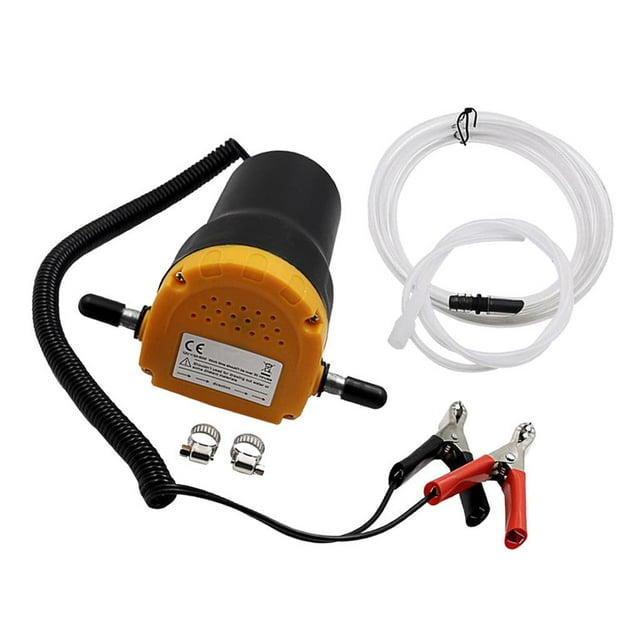 Pompe de Transfert Extracteur d'Huile Électrique 12V Auto-Amorçante pour Voiture Moto, Adaptée