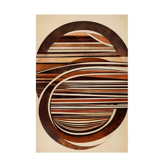 Canvas Wall Art - Treechild 'Curved Wood' Wall Art for Living Room, Bedroom, or Office D?cor by Trademark Fine Art - 12 x 19 Inches