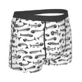 thumbnail image 3 of Naloa Fish Bones Print Mens Underwear - Boxers for Men, Classic Briefs for Men, 3 of 9
