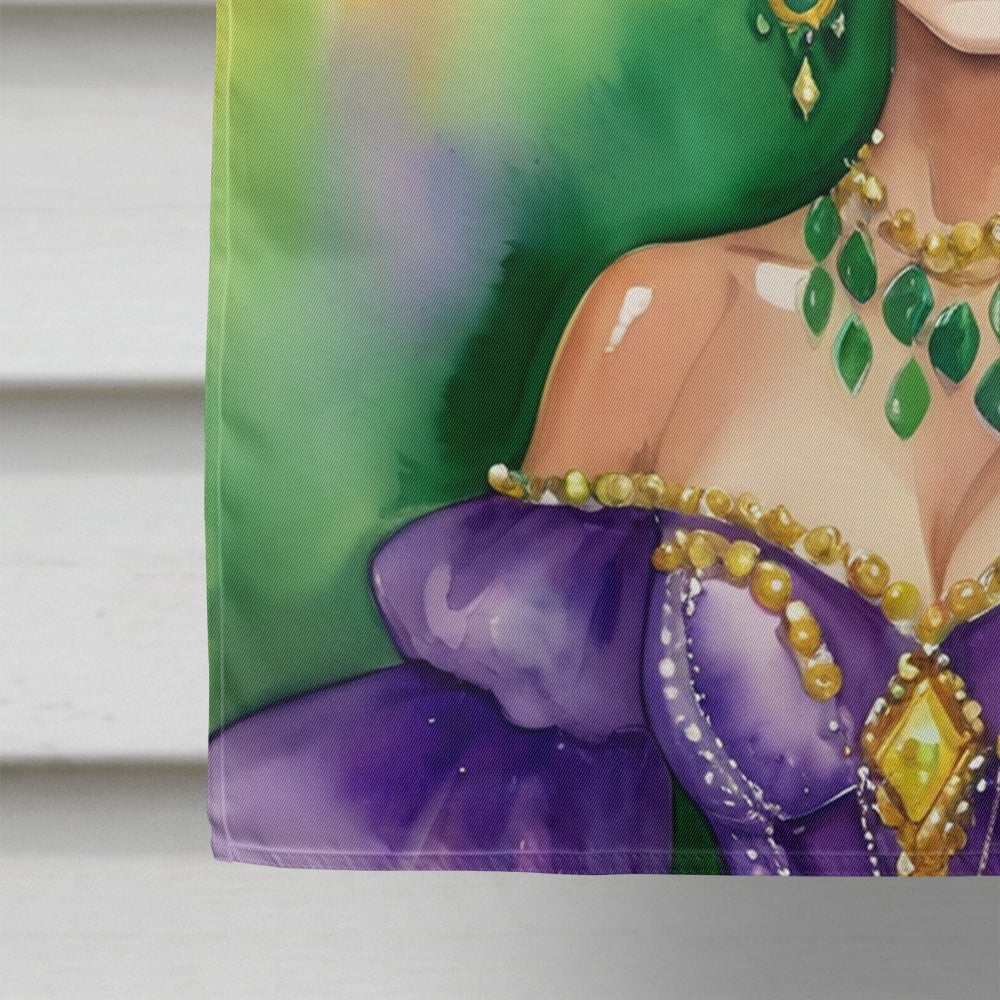 Queen of Mardi Gras House Flag 28 in x 40 in