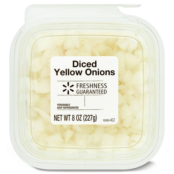 Freshness Guaranteed Diced Fresh Yellow Onions, 8 oz