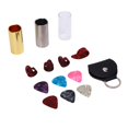 thumbnail image 1 of Slides Guitar Slide Set Kit 51mm with Picks Finger Cots Storage Bag Slides Accessories R534A, 1 of 7