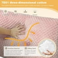 thumbnail image 3 of SUSUZI Velvet Soft Triangular Wedge Headboard Pillow – Queen Size 59"x20"x8" Reading Pillow Lumbar Support Cushion with Side Pockets, Machine Washable, 3 of 8