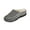 Gray, variant on Navy Casual Ladies Solid Color Round Toe One-Foot Wedge Sandals Plus-Size Versatile Fashionable