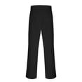 thumbnail image 4 of Mens Wide Leg Dress Pants Relaxed Fit Fashion Vintage Work Trousers Cotton Linen Pleated Baggy Lined Slacks Black XXL, 4 of 8