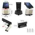 thumbnail image 3 of Outdoor Lights, Motion Sensor Powered Lights IP65,3 Modes,with Remote Control,Wall Security Lights For Fence Yard Garden Patio Front Door, 3 of 8