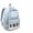 Blue, variant on Polka Dot Bbackpack Piano Backpack Coquette, Cute Y2K Aesthetic Casual Daypack with Music Pendant