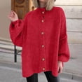 thumbnail image 2 of Sweaters for Women Fall and Winter Comfortable and resistant to pilling SuitableRed S Womens Sweaters, 2 of 4
