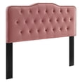 thumbnail image 2 of Modway Sophia Tufted Performance Velvet Full/Queen Headboard in Dusty Rose, 2 of 10