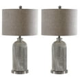 thumbnail image 5 of SAFAVIEH Ashson Rustic 26 in. H Table Lamp, Silver/Ivory, 5 of 10