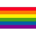 thumbnail image 4 of Rainbow Stripes Flag Gay Pride LGBT Banner Festival Event Pennant New 2x3 Sign, 4 of 4
