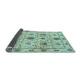 thumbnail image 2 of Ahgly Company Indoor Square Abstract Light Blue Modern Area Rugs, 4' Square, 2 of 4
